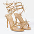 Elegant Crystal-Embellished Gladiator Sandals with Butterfly Detail for Summer Parties and Prom